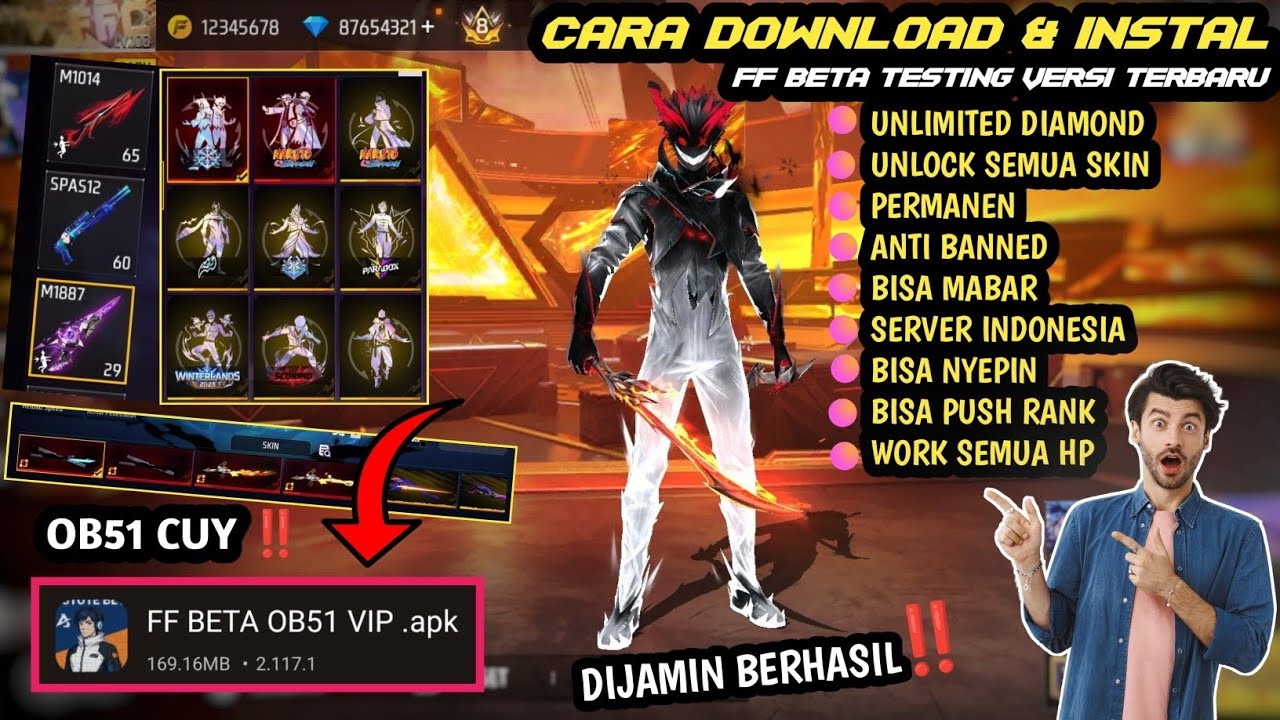 Download & Install FF Beta Testing Update OB51 (2025) 🔥 | Step-by-Step Tutorial & MediaFire Links