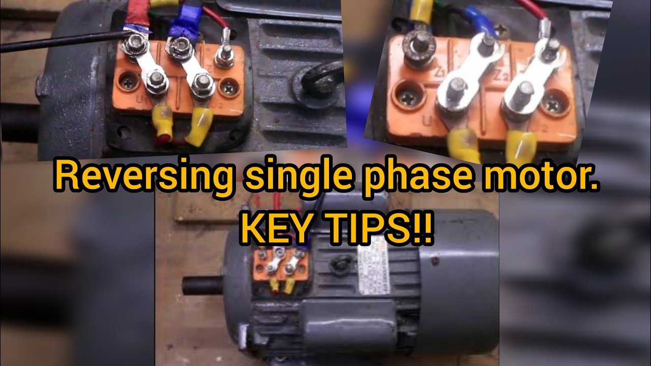Reversing a Single Phase Motor π