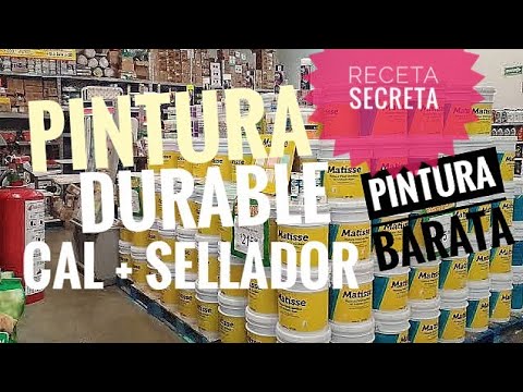 Nunca más compres pintura, hazla tú con cal y sellador