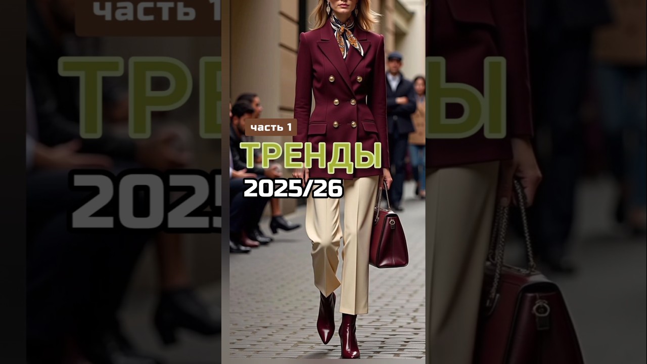 5 Топ трендов осень/зима 2025/26 ✨