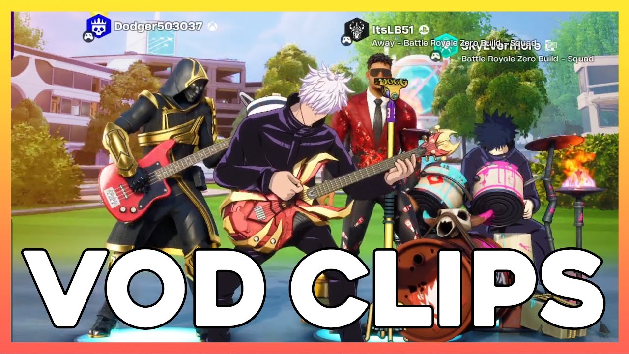 FORTNITE WITH THE PEEPS SkyEvermore, ItsLB51, and Goat__20 || (TWITCH VOD HIGHLIGHTS)