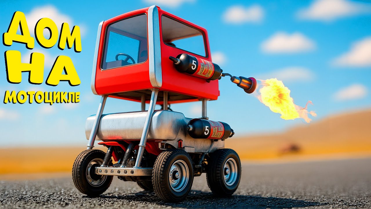 Удивительный дом на мотоцикле в The Long Drive 🚗 — Выживание на грани возможного!