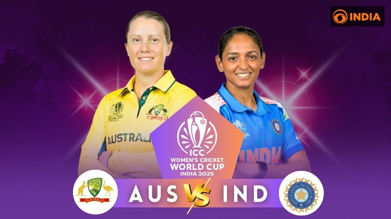 India vs Australia Women’s Cricket World Cup Semifinal 2025 🏏 | Live Updates & Highlights