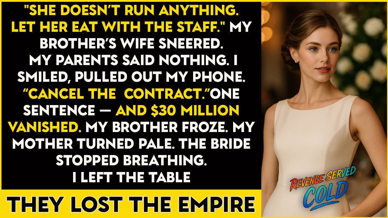 Kicked to the Kitchen at My Brother’s Wedding 😡