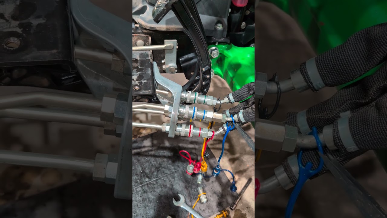 HydrosPlus Flat Face Couplers for John Deere 1025R 🚜