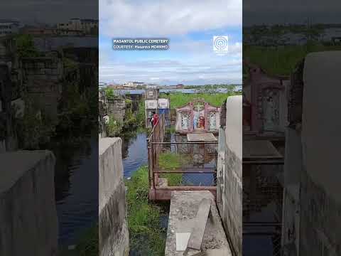 Ilang sementeryo sa Pampanga lubog sa baha
