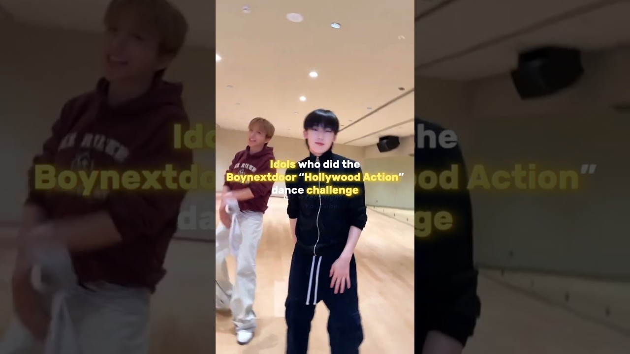Idols Join Boynextdoor in Hollywood Action Challenge 🎬
