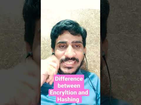 difference between Encryption and Hashing