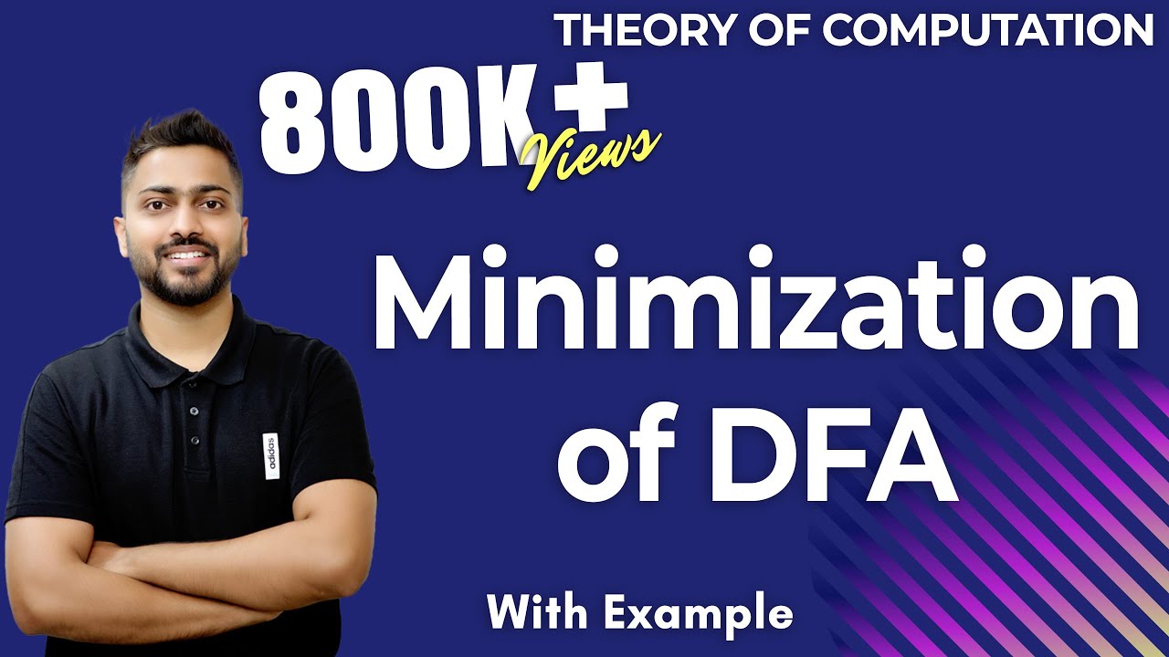 DFA Minimization in Hindi | Easy Step-by-Step Explanation with Examples ✨