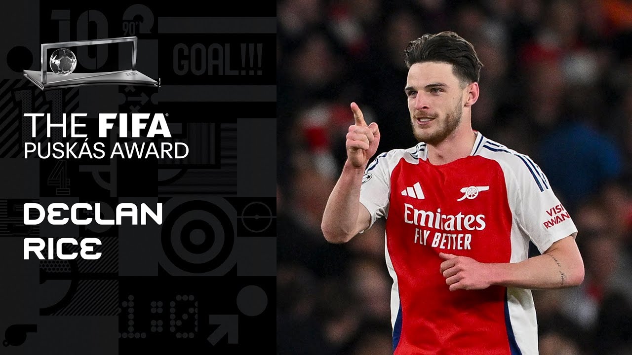 Declan Rice Nominated for FIFA Puskas Award 2025 ⚽