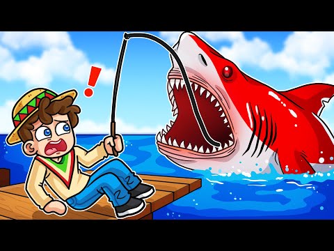 Me fui a PESCAR al MEGALODON SECRETO del OCEANO... 💀🦈🩸 SILVIOGAMER en FISH IT 🎣
