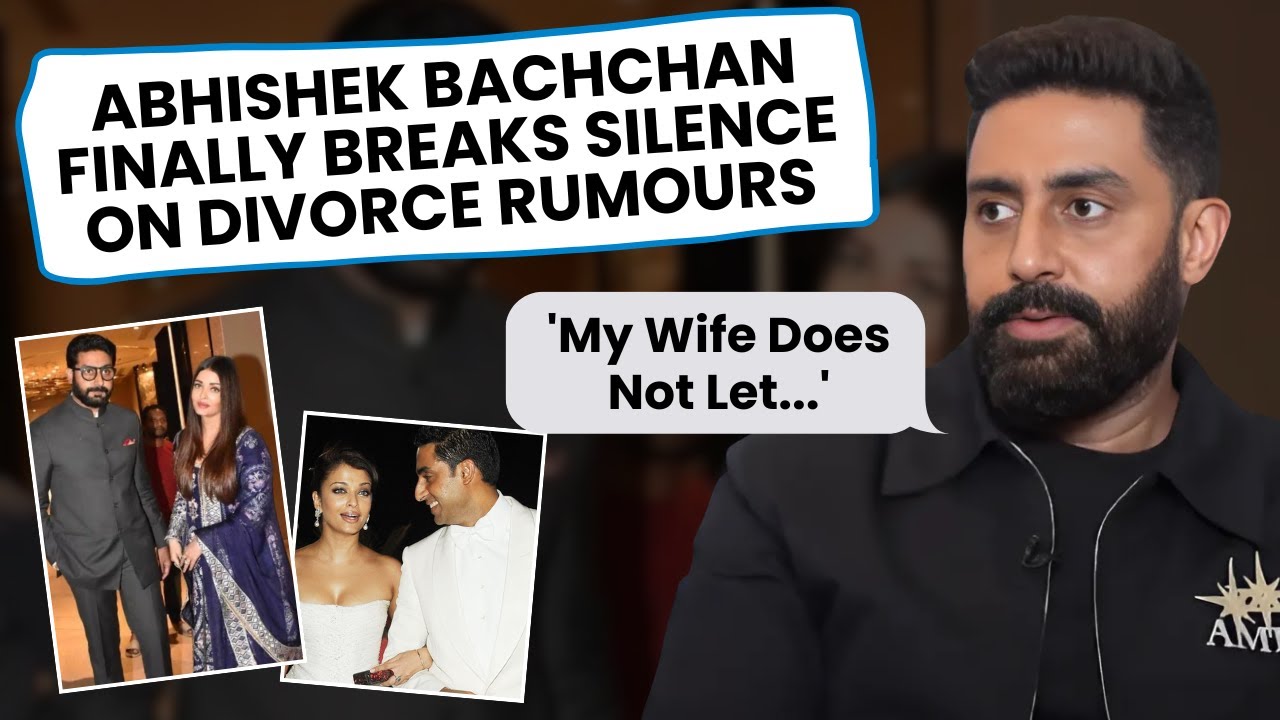 Abhishek Bachchan Addresses Divorce Rumours 🤔