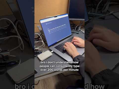 how do people physically move their fingers faster than this?? #typing #tech