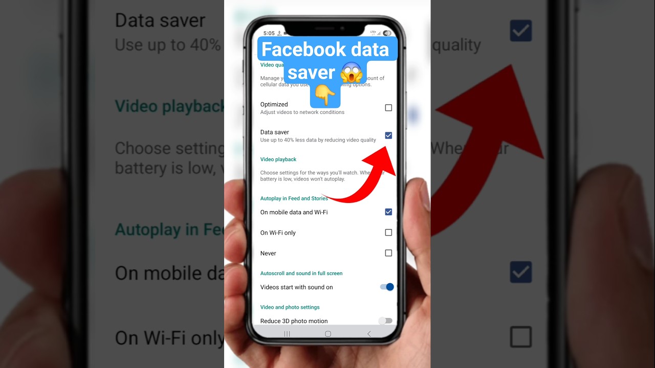 Facebook Data Saver Mode कैसे ऑन करें? 📱 आसान स्टेप्स हिंदी में