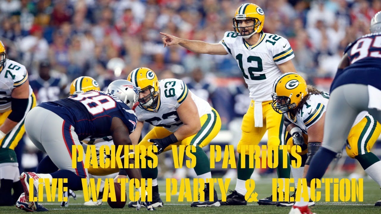 Packers vs Patriots Live Watch & Reaction 🏈