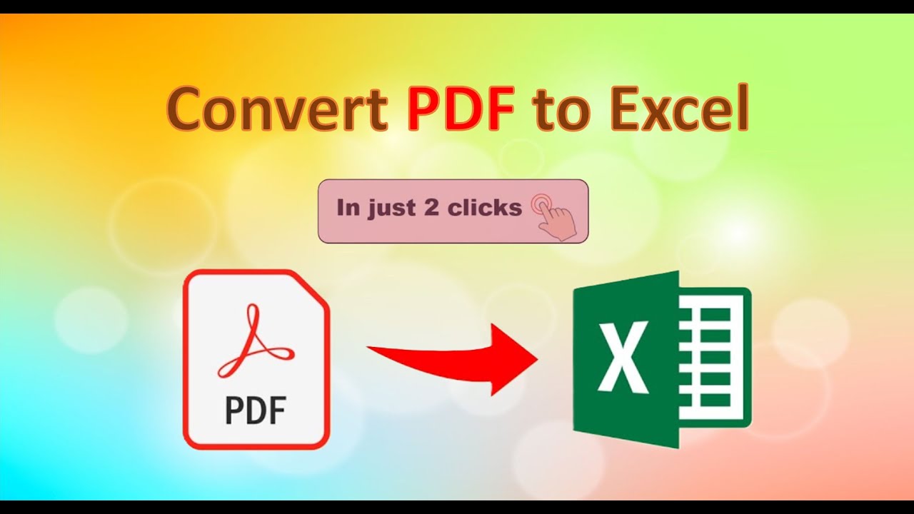 Quick PDF to Excel Conversion in 2 Clicks 📊