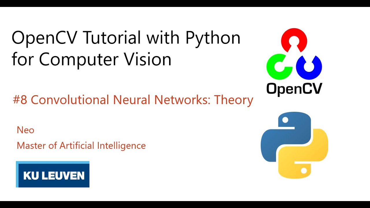 Intro to CNNs with OpenCV & Python for Computer Vision