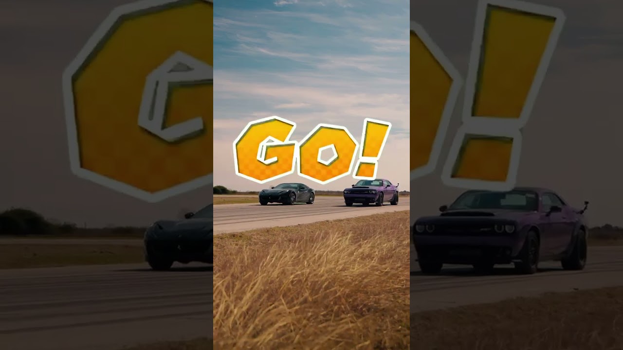 Dodge Demon 170 vs. Ferrari 812 GTS 🏁 Ultimate Speed Showdown!