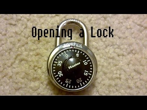 How to Open a Master Lock