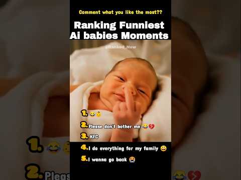 Ranking Funniest AI Babies Moments 😂👶 #ranked #ranking #ai #baby #babyshorts #funny #funnyshorts