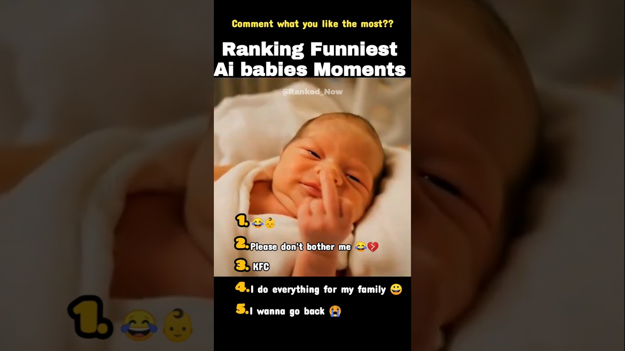 Top Funny AI Baby Moments 😂
