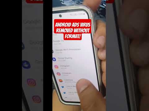 #android #virus #adware #malware removed without formatting