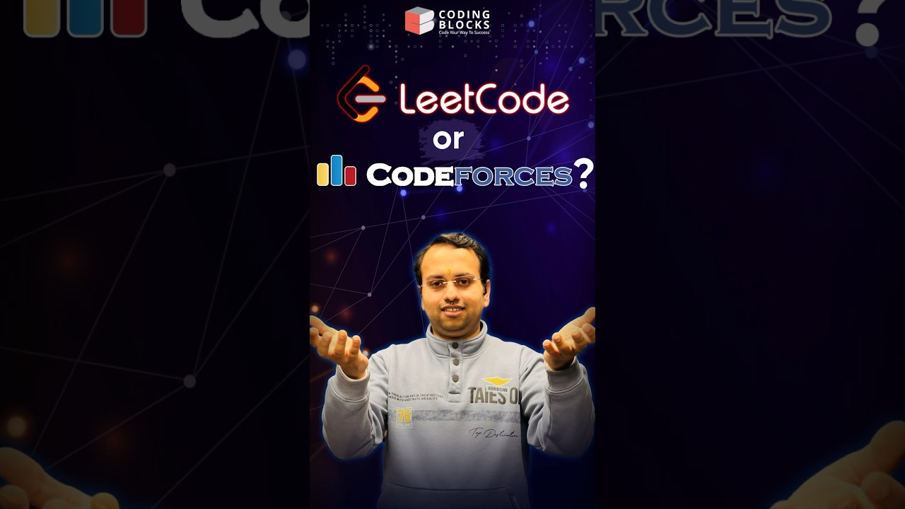 LeetCode vs Codeforces: Expert Tips by Kartik Bhaiya! #code #codingblocks #leetcode #codeforces