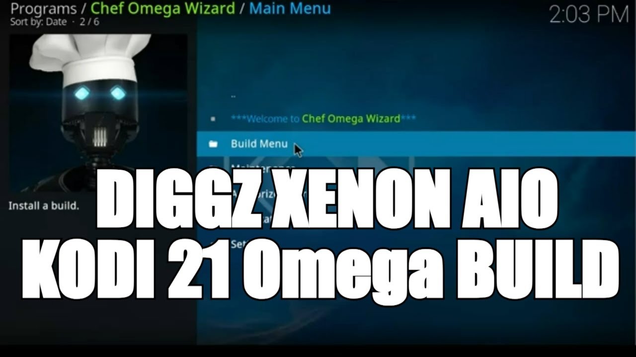 DIGGZ XENON AIO KODI 21 OMEGA BUILD - The Best Working Kodi Build 2025
