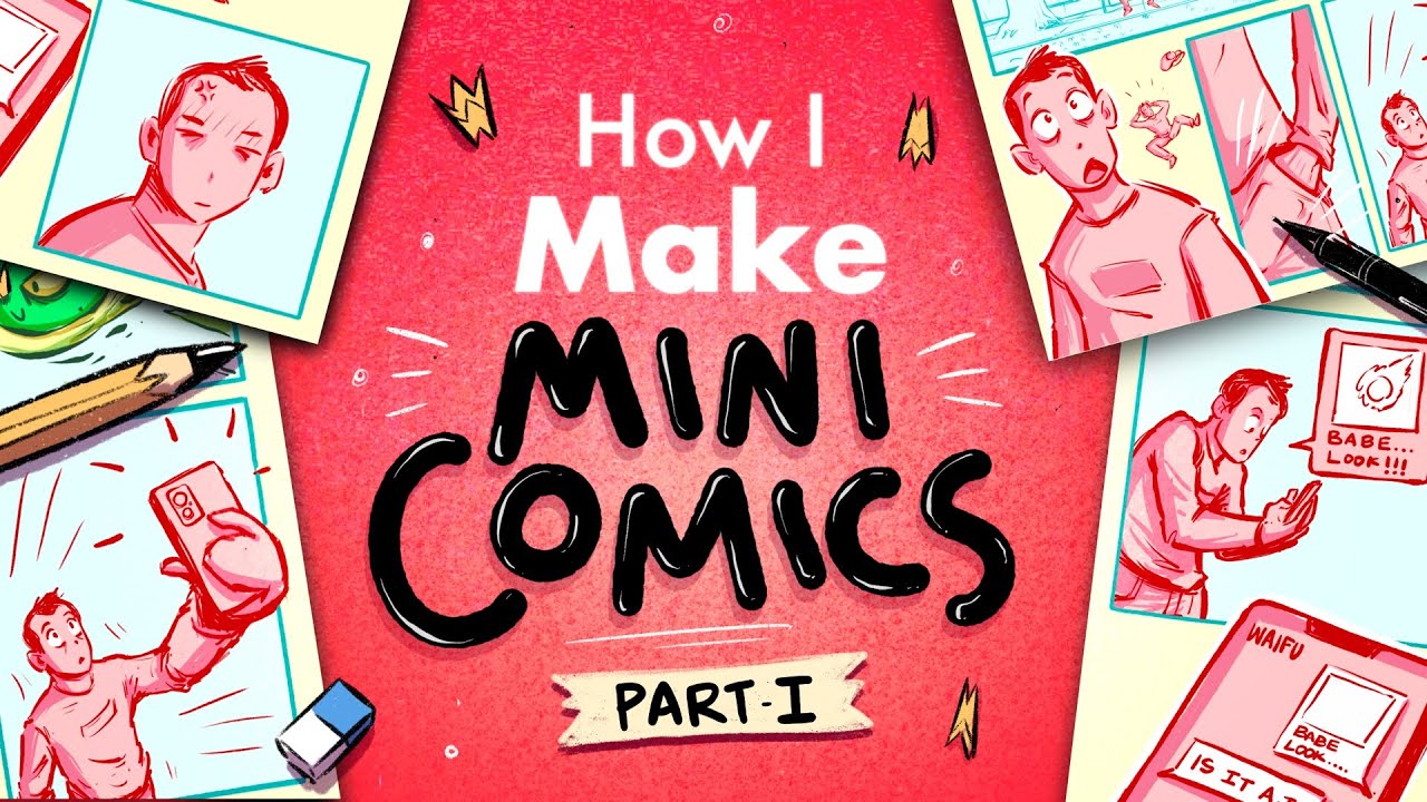 Create Your Own Mini Comics: Step-by-Step Guide (Part 1) ✨