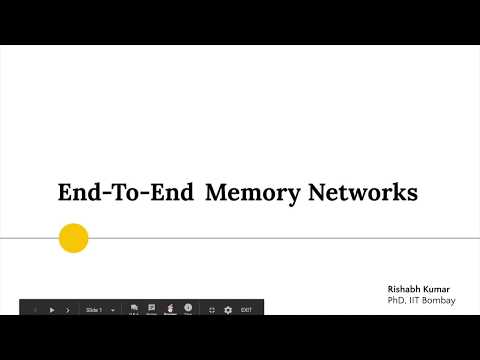 End-To-End Memory Networks