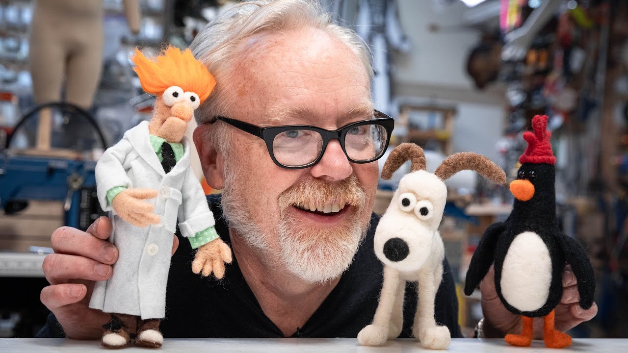 Adam Savage Unboxes New Felted Friends 🧶