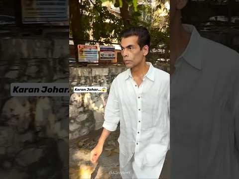 Karan Johar said, “I have body dysmorphia 😱 #karanjohar #shortvideo #shorts