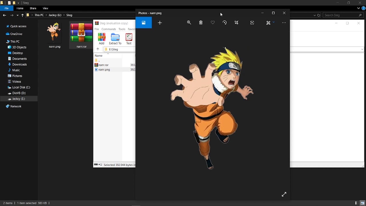 Master Steganography: How to Hide an Image Inside Another (PNG + ZIP) π