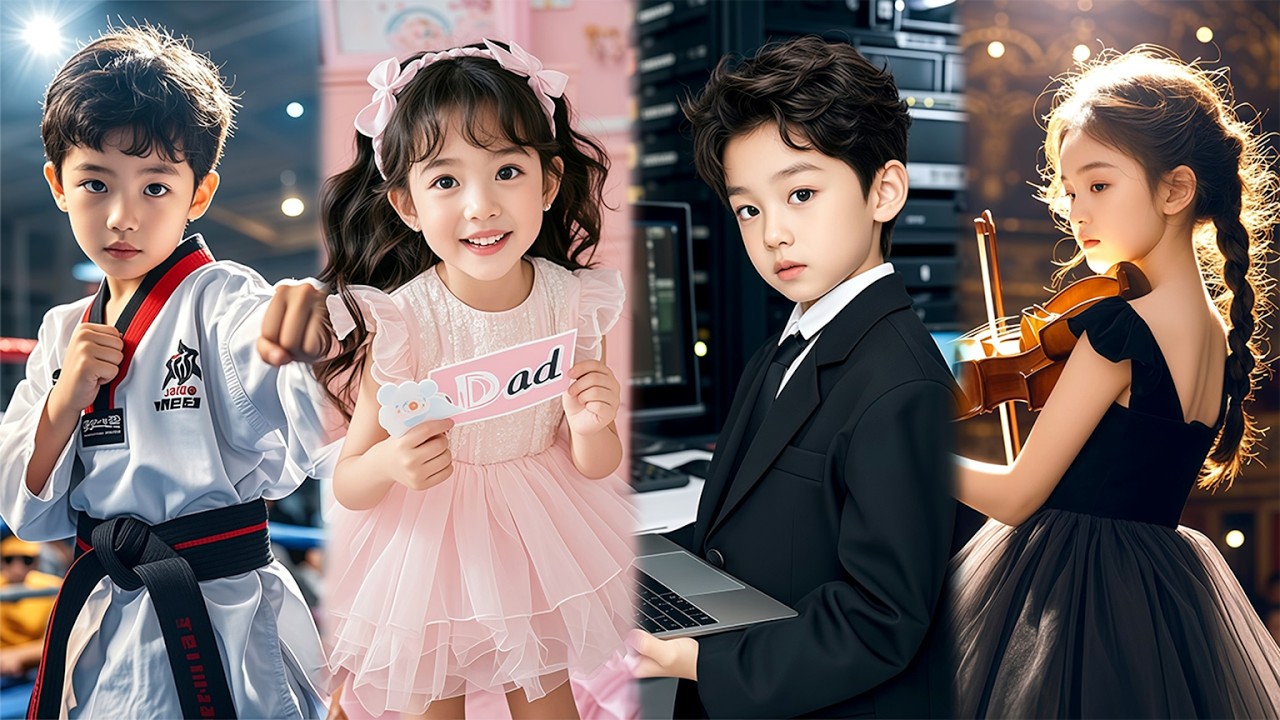 Overbearing CEO Meets 4 Genius Babies Who Resemble Him at a Banquet—Could One Be His Child? 🤔