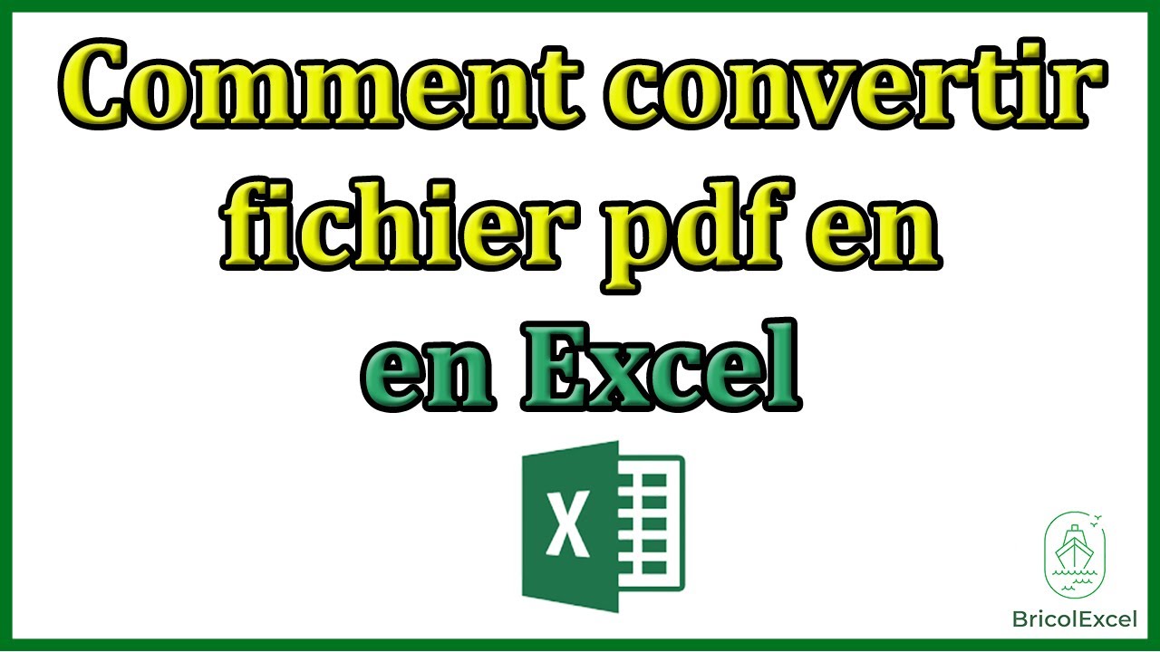 Convertir PDF en Excel facilement 📊