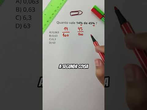 Porcentagem!! 😲 #matemática