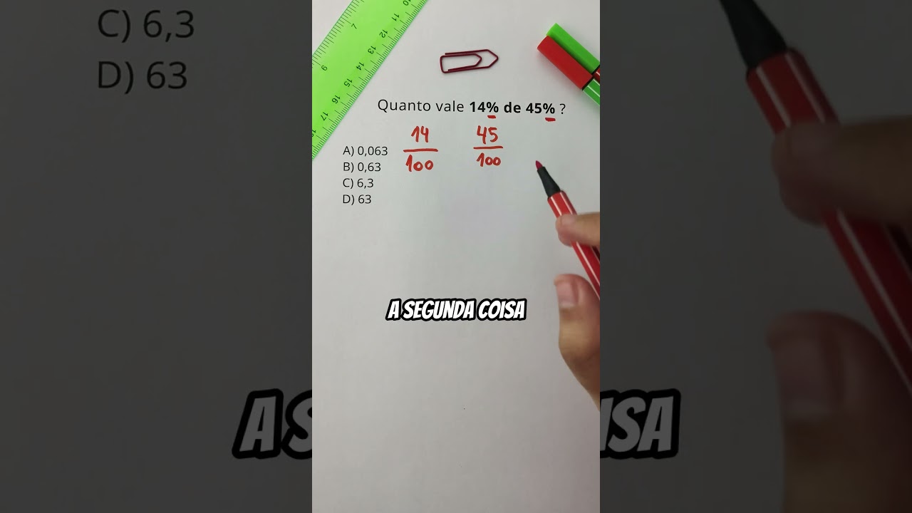 Descubra a Surpreendente Porcentagem! 📊 Dicas de Matemática Fácil