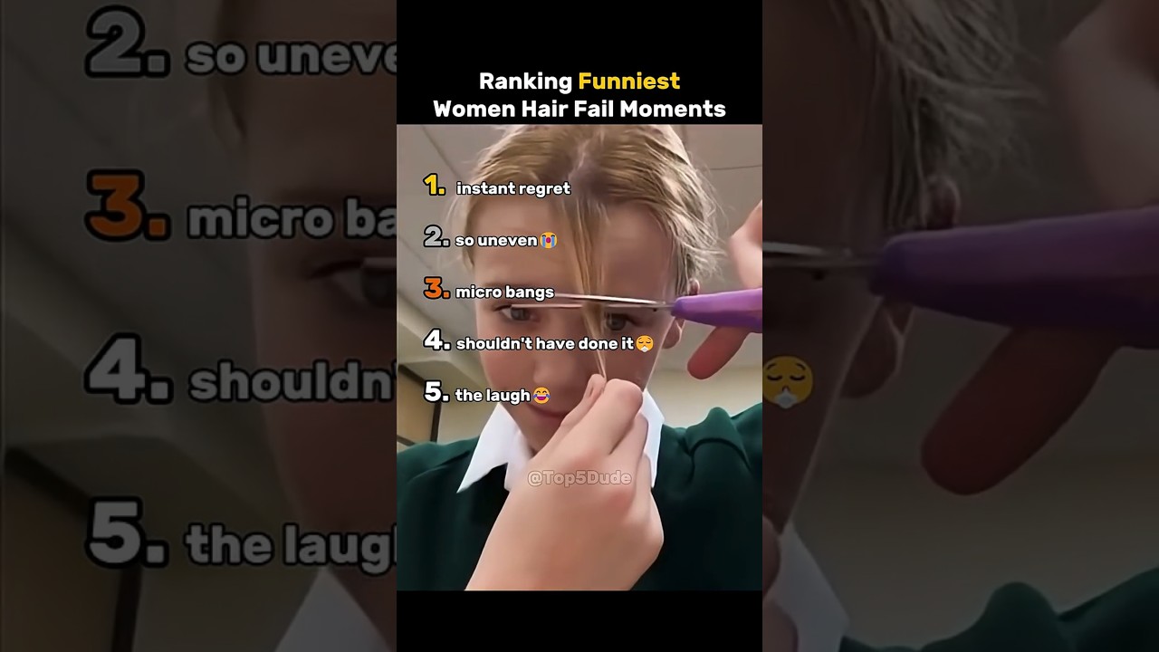 Ranking Funniest Women Hair Fail Moments