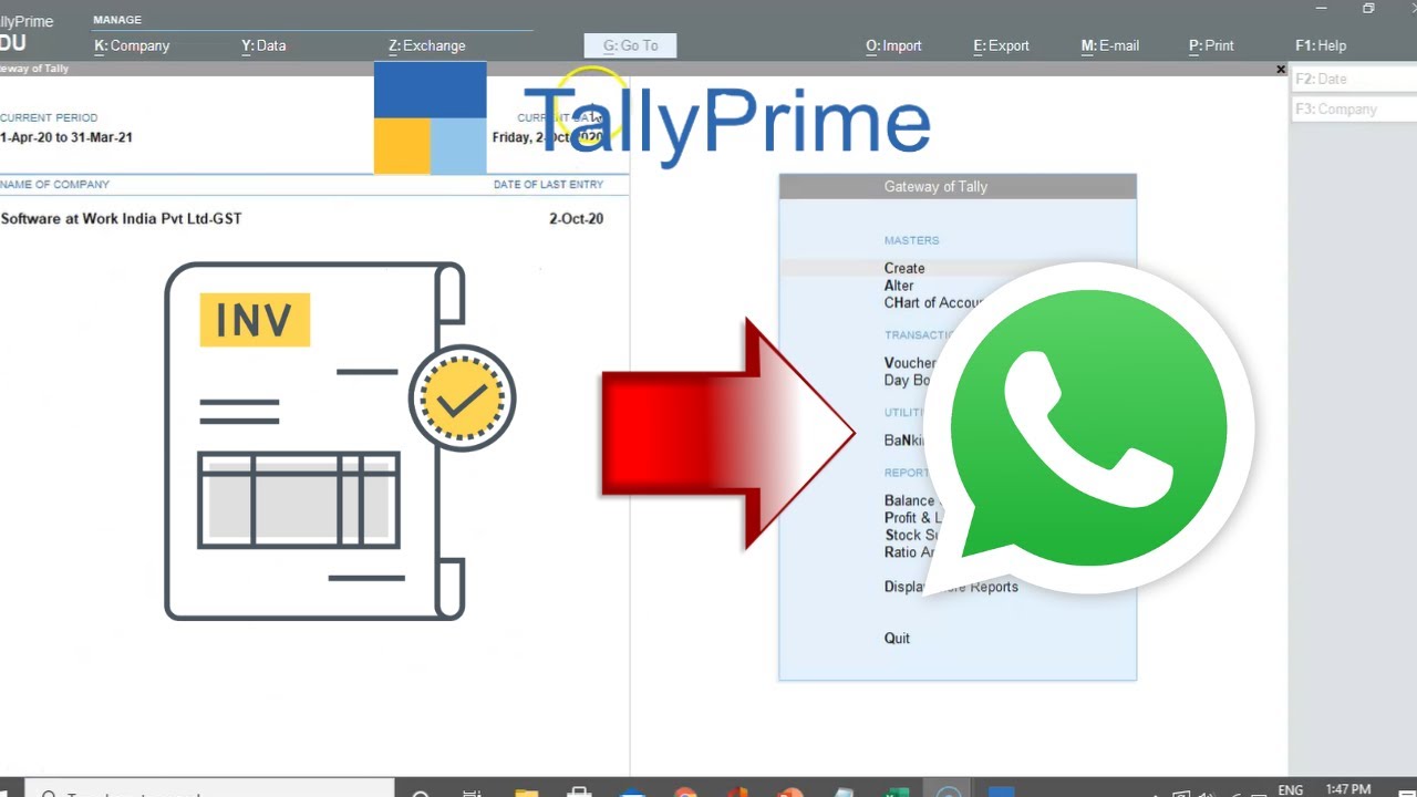 Send Tally Invoices via WhatsApp | WhatsApp Module for TallyPrime