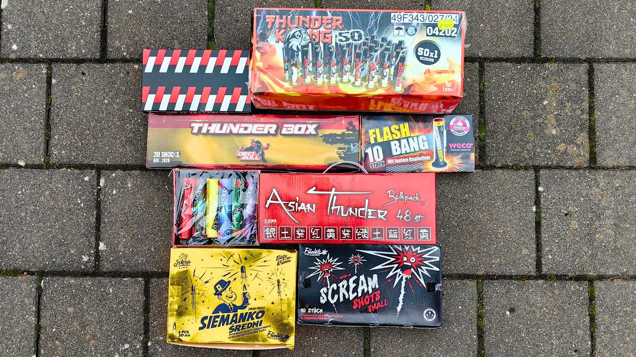 XXL Salut Bombenrohr Vergleich🧨😍| Weco, Funke, Lesli, GBV