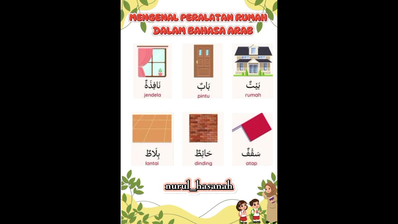 Peralatan Rumah dalam Bahasa Arab 🏠
