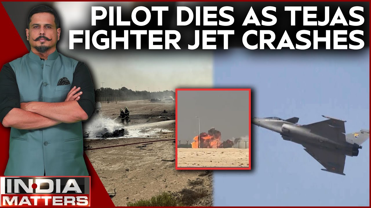 Tejas Jet Crash at Dubai Air Show 🇮🇳