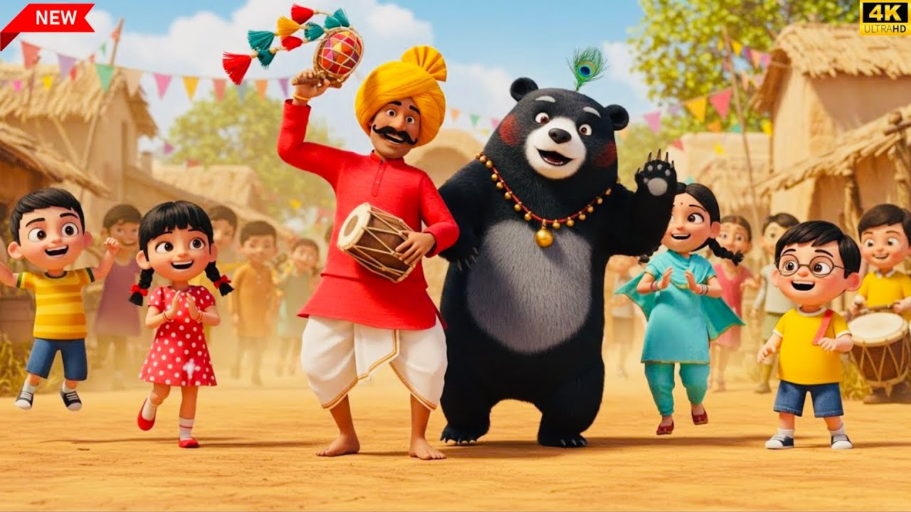 Kalu Madari Arrives! 🐒 Fun Dancing Monkey Rhyme for Kids | Jojo Rhymes