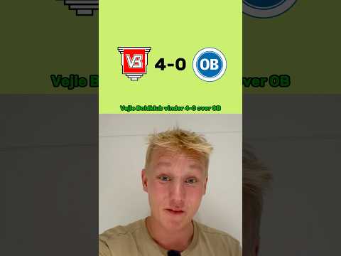 Vejle Boldklub 4-0 OB - nedtakt