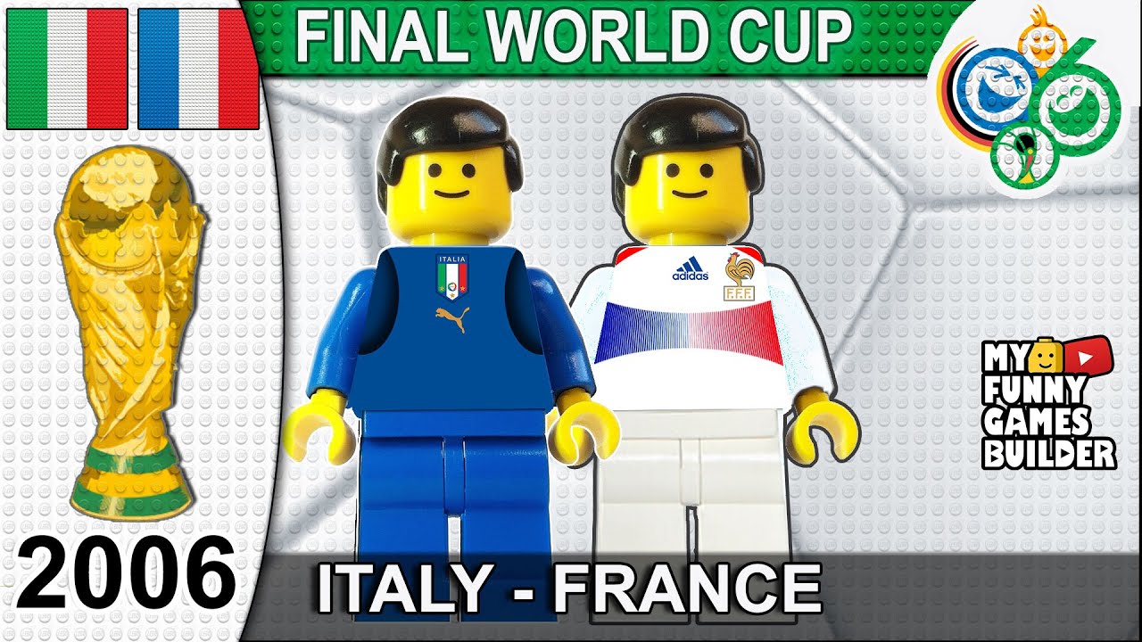 2006 World Cup Final: Italy vs France LEGO Highlights 🇮🇹🇫🇷