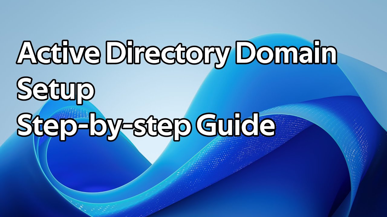 Create an Active Directory Domain on Windows Server 2025