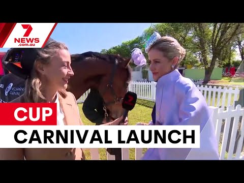 Melbourne Cup carnival launches with Michelle Payne | 7NEWS