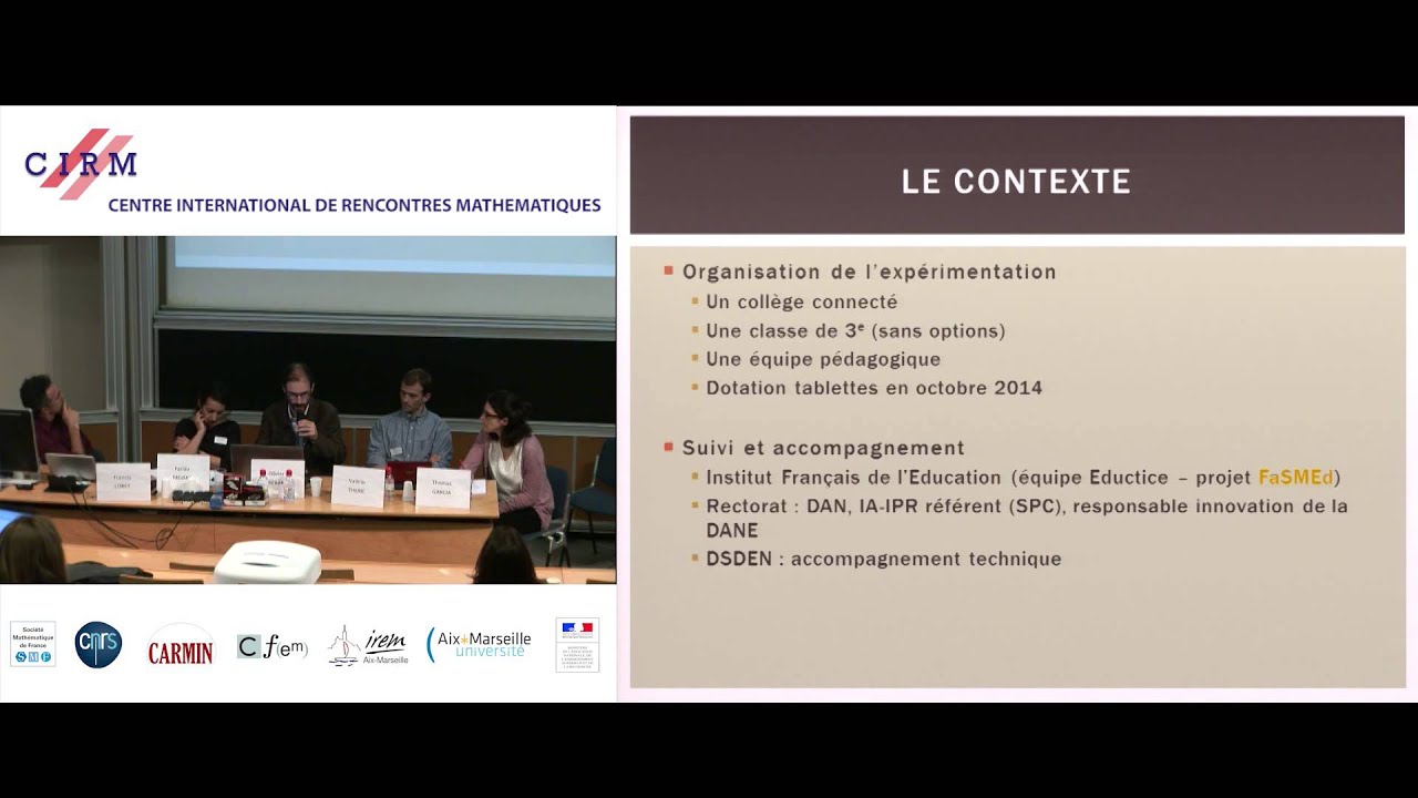 Table Ronde : Rendre les Mathématiques Plus Vivantes