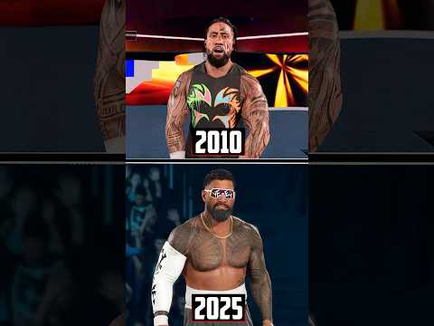 Every Jey Uso Evolution in WWE 2K25! #jeyuso
