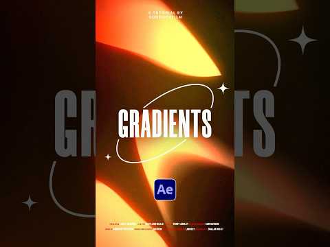 Master Cinematic Gradients in After Effects π₯